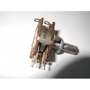 POTENTIOMETRE 2X100K OHMS LOG.