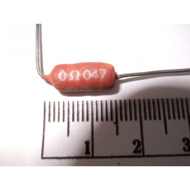 RESISTANCE DE PUISSANCE 0.047 ohms RESISTANCE DE PUISSANCE 0.047 ohms