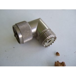 PL259 COUDE MALE FEMELLE