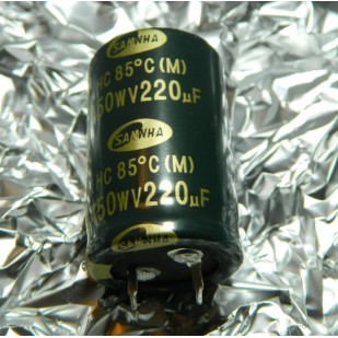 220µF 450V 85° SANWHA