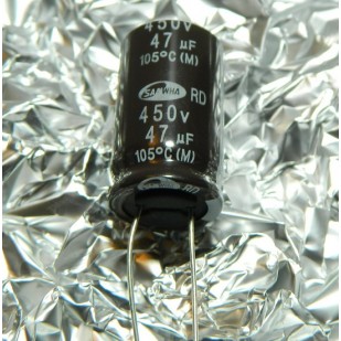 47µF 450V 105°