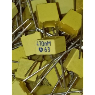 condensateur 470 nf  63v 5.08
