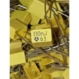 condensateur 330 nf  63v  5.08