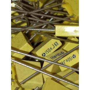 condensateur 150nf 63v  5.08