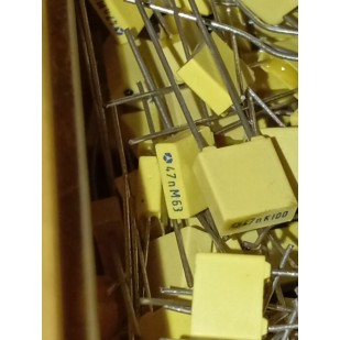 condensateur 47 nf 63v  5.08