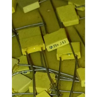 conensateur 39 nf 63v  5.08