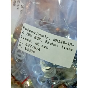 potensiomètre canelé 5k  lin