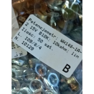 potentiomètre 10k lin axe...