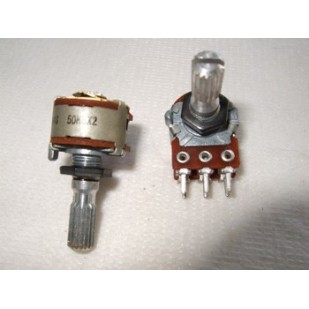 POTENTIOMETRE 2X50KB LOG. alps