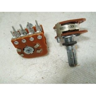 POTENTIOMETRE 2X100KB LOG....